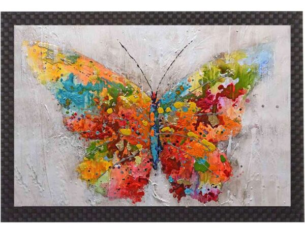 Butter Fly Framed Painting for Wall Decoration , 3D Paintings for Home Decoration , Paintings for Living Room , Bedroom Big Size (50 X 35 CM ) - Image 4