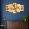 Rajasthan 3D Framed Digital Wall Painting Set of 5 – A Celebration of Culture, Color & Craftsmanship: Add a splash of traditional charm and a burst of vibrant energy to your home